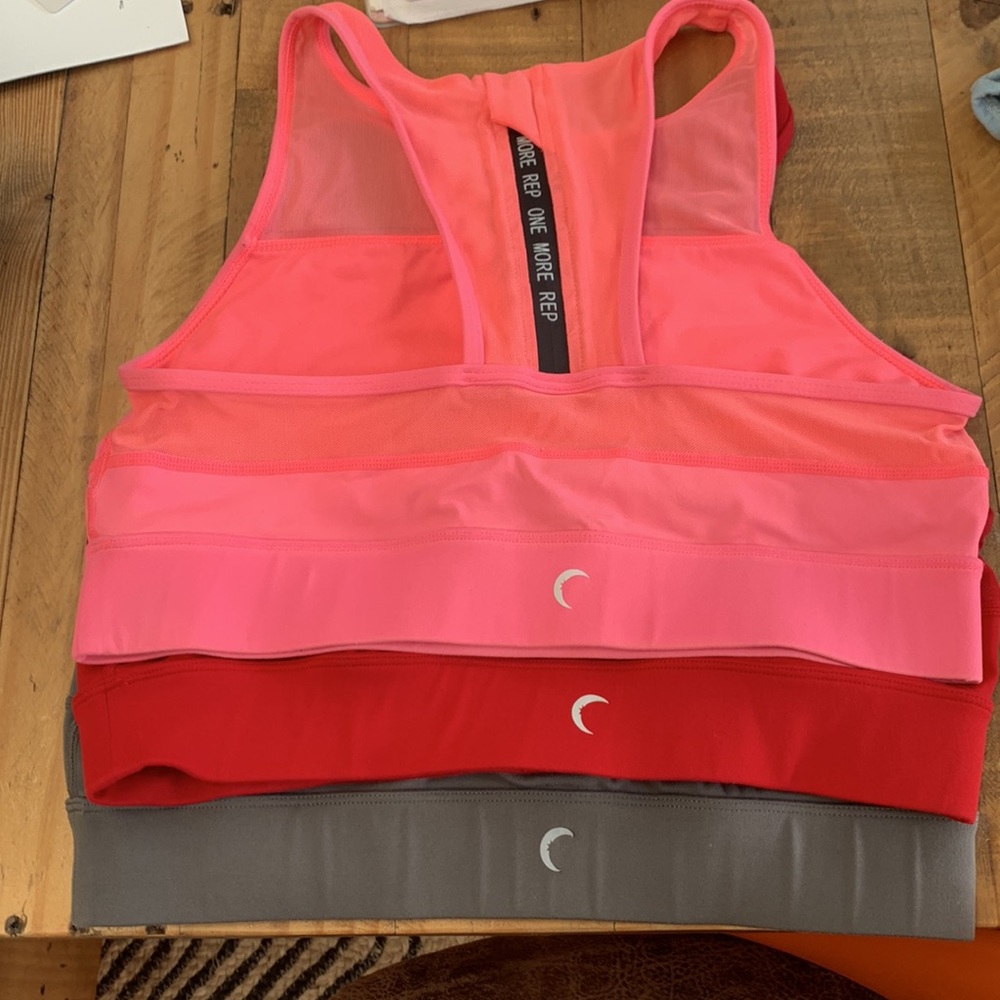 3 size large Zyia all star sports bras